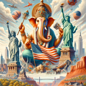 Lord Ganesha trip to USA