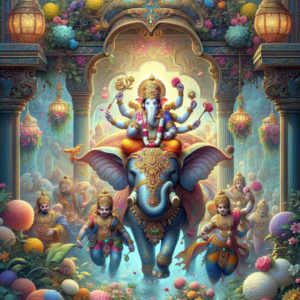 Ganpati coming to Home with lots of happiness and blessings