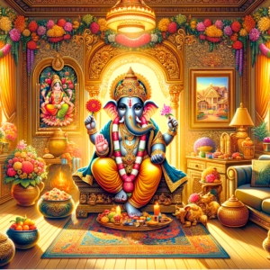 Ganpati coming to Home with lots of happiness and blessings