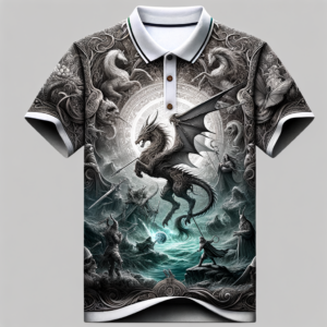 create a T-shirt with polo design