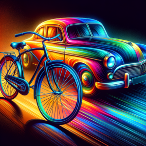 car image with cycle