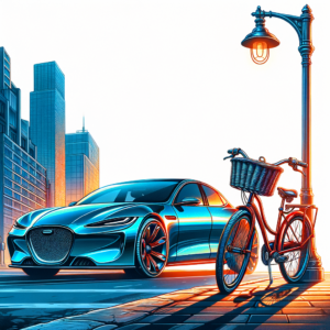 car image with cycle