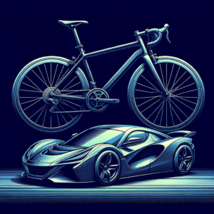 car image with cycle
