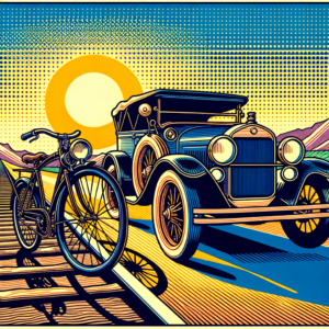 car image with cycle