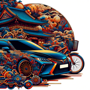 car image with cycle